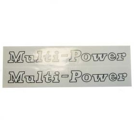 Autocollant Multipower 135 - 148 pour MASSEY FERGUSON