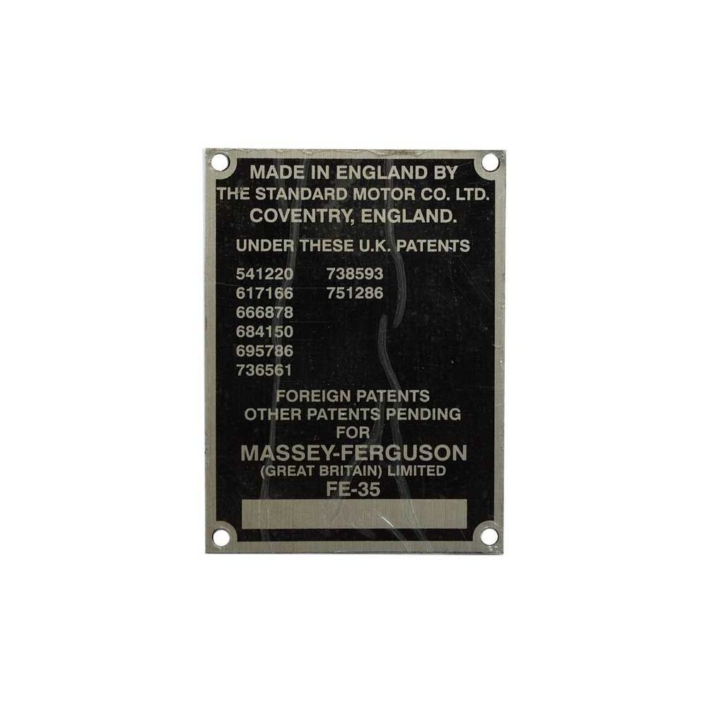 insigne de tracteur - FE 35 pour MASSEY FERGUSON