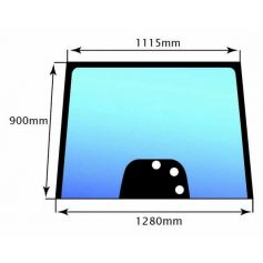 Verre 6235 6245 6255 6260 6265 Pare-brise pour MASSEY FERGUSON Verre 6235 6245 6255 6260 6265 Pare-brise pour MASSEY FERGUSON