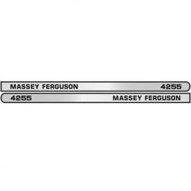Kit de décalcomanie 4255 RH LH Standard (1280mm de long) pour MASSEY FERGUSON