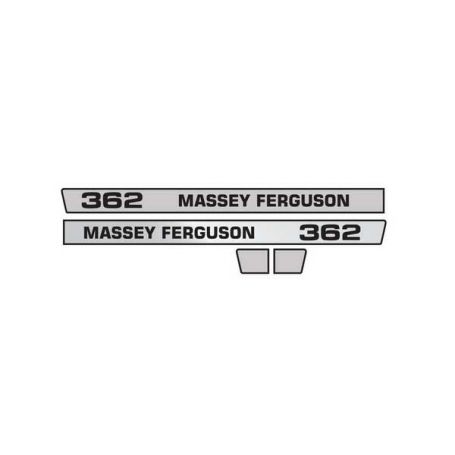 Kit d'autocollants «Massey Ferguson 362» réf. 3900319M93 - Massey Ferguson Kit d'autocollants «Massey Ferguson 362» réf. 3900319M93 - Massey Ferguson