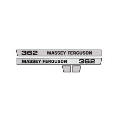 Kit d'autocollants «Massey Ferguson 362» réf. 3900319M93 - Massey Ferguson Kit d'autocollants «Massey Ferguson 362» réf. 3900319M93 - Massey Ferguson