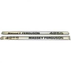 Kit de décalcomanie 4255 RH & LH Bonnet haute visibilité pour MASSEY FERGUSON