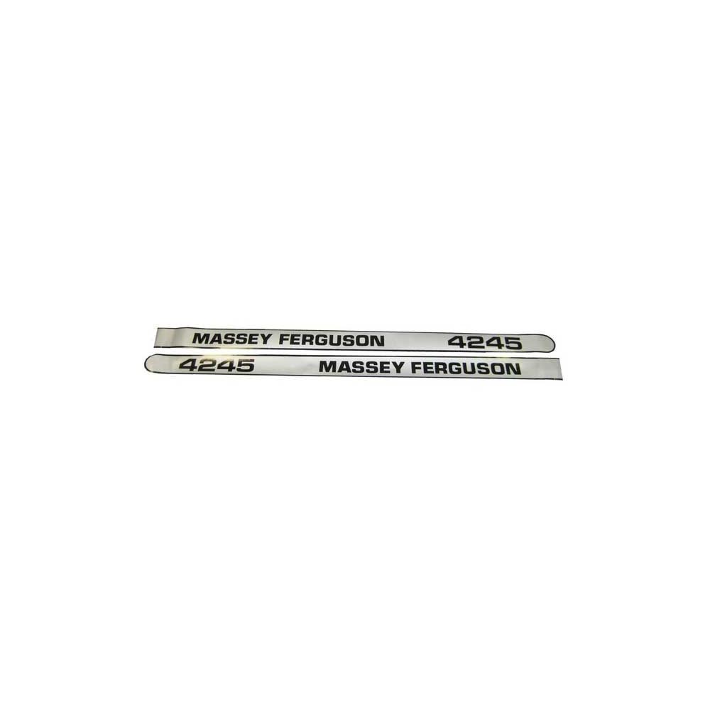 Kit de décalcomanie 4245 RH & LH Bonnet haute visibilité pour MASSEY FERGUSON