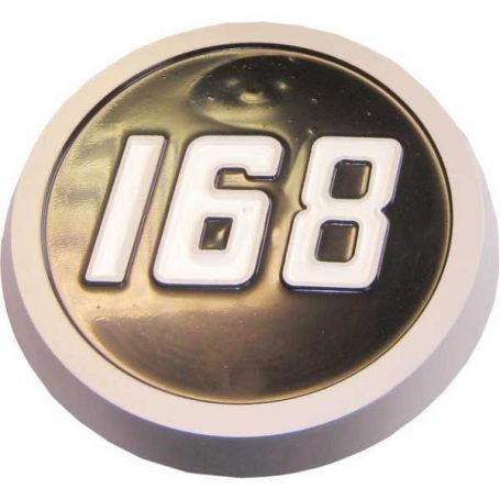 Badge «168» réf. 1866948M1 - Massey Ferguson Badge «168» réf. 1866948M1 - Massey Ferguson