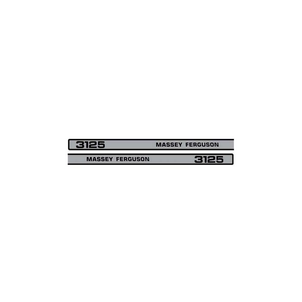 Kit décalcomanie 3125 Bonnet pour MASSEY FERGUSON