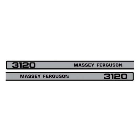 Kit d'autocollants «Massey Ferguson 3120» ref. 3902044M91 - Massey Ferguson Kit d'autocollants «Massey Ferguson 3120» ref. 3902044M91 - Massey Ferguson