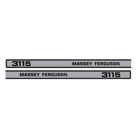 Kit décalcomanie 3115 Bonnet pour MASSEY FERGUSON