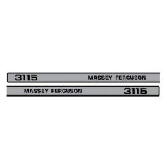 Kit d'autocollants «Massey Ferguson 3115» ref. 3900348M92 - Massey Ferguson