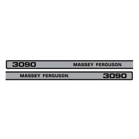 Kit d'autocollants «Massey Ferguson 3090» ref. 3900347M91 - Massey Ferguson Kit d'autocollants «Massey Ferguson 3090» ref. 3900347M91 - Massey Ferguson