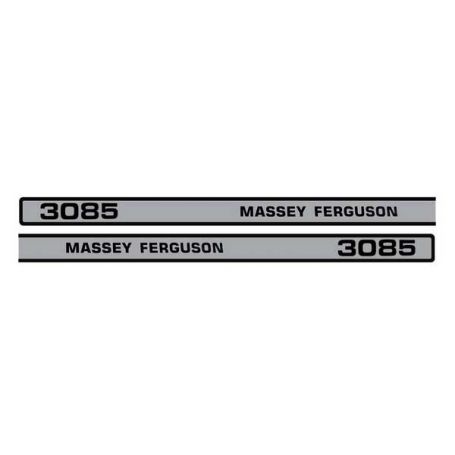 Kit d'autocollants «Massey Ferguson 3085» ref. 3902043M91 - Massey Ferguson Kit d'autocollants «Massey Ferguson 3085» ref. 3902043M91 - Massey Ferguson