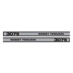 Kit d'autocollants «Massey Ferguson 3075» réf. 3902030M91 - Massey Ferguson Kit d'autocollants «Massey Ferguson 3075» réf. 3902030M91 - Massey Ferguson