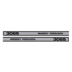 Kit décalcomanie 3065 Bonnet de visibilité normale pour MASSEY FERGUSON