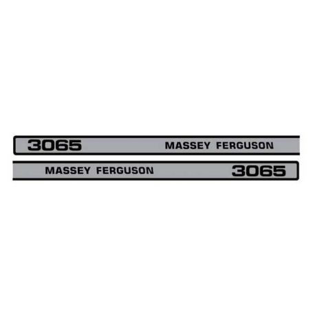 Kit d'autocollants «Massey Ferguson 3065» réf. 3902033M91 - Massey Ferguson Kit d'autocollants «Massey Ferguson 3065» réf. 3902033M91 - Massey Ferguson