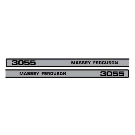 Kit d'autocollants «Massey Ferguson 3055» réf. 3902046M91 - Massey Ferguson Kit d'autocollants «Massey Ferguson 3055» réf. 3902046M91 - Massey Ferguson
