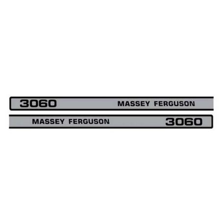 Kit d'autocollants «Massey Ferguson 3060» réf. 3902032M91 - Massey Ferguson Kit d'autocollants «Massey Ferguson 3060» réf. 3902032M91 - Massey Ferguson