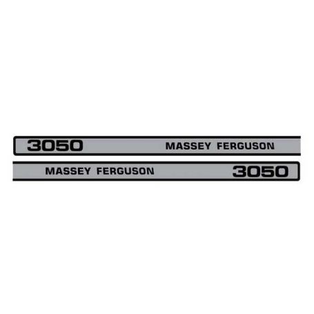 Kit d'autocollants «Massey Ferguson 3050» réf. 3902031M91 - Massey Ferguson Kit d'autocollants «Massey Ferguson 3050» réf. 3902031M91 - Massey Ferguson