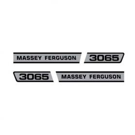 Décalcomanie 3065 Bonnet Haute Visibilité pour MASSEY FERGUSON