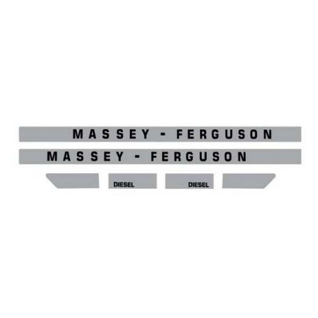 kit de décalcomanie Massey Ferguson 1080  pour MASSEY FERGUSON