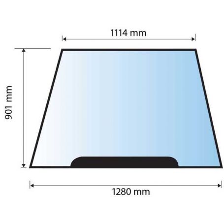 Pare-brise Massey Ferguson 6100 8100 pour MASSEY FERGUSON Pare-brise Massey Ferguson 6100 8100 pour MASSEY FERGUSON