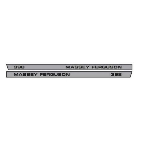 Kit d'autocollant 398 Early Type pour MASSEY FERGUSON Kit d'autocollant 398 Early Type pour MASSEY FERGUSON