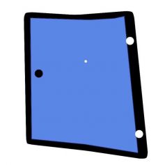 Verre 6100 6200 6400 7400 8100 8200 pour MASSEY FERGUSON Verre 6100 6200 6400 7400 8100 8200 pour MASSEY FERGUSON