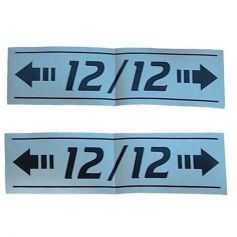 Autocollants «-12/12-» réf. 3698049M2 - Massey Ferguson Autocollants «-12/12-» réf. 3698049M2 - Massey Ferguson