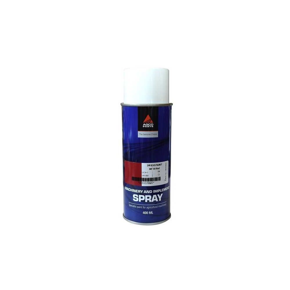 Bombe peinture Massey Ferguson 50 rouge pour MASSEY FERGUSON