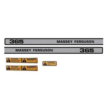 Kit d'autocollants «Massey Ferguson 365» réf. 3900320M92 - Massey Ferguson Kit d'autocollants «Massey Ferguson 365» réf. 3900320M92 - Massey Ferguson