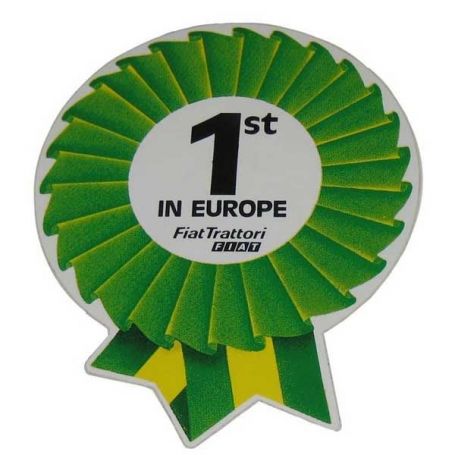 Autocollant Fiat « 1er en Europe » pour FIAT Autocollant Fiat « 1er en Europe » pour FIAT