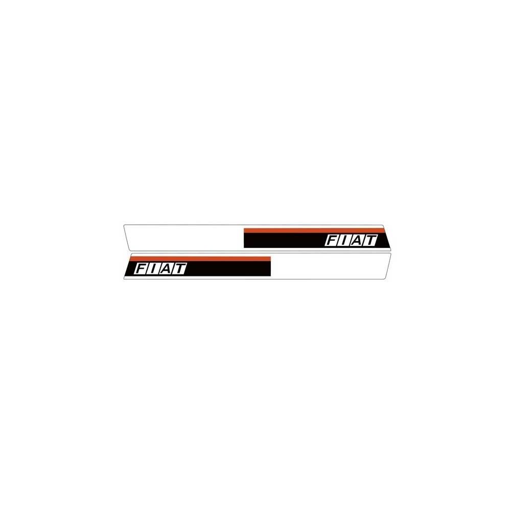 Autocollant Fiat 4 Cylindre Capot 34 "86.5cm pour FIAT