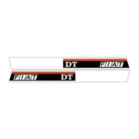 Autocollant Fiat 4 Cylindre DT Capot 34 "86.5cm pour FIAT