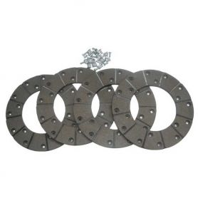 Garniture de freins 165 c / o Rivets 7 "- SET 4 pour MASSEY FERGUSON
