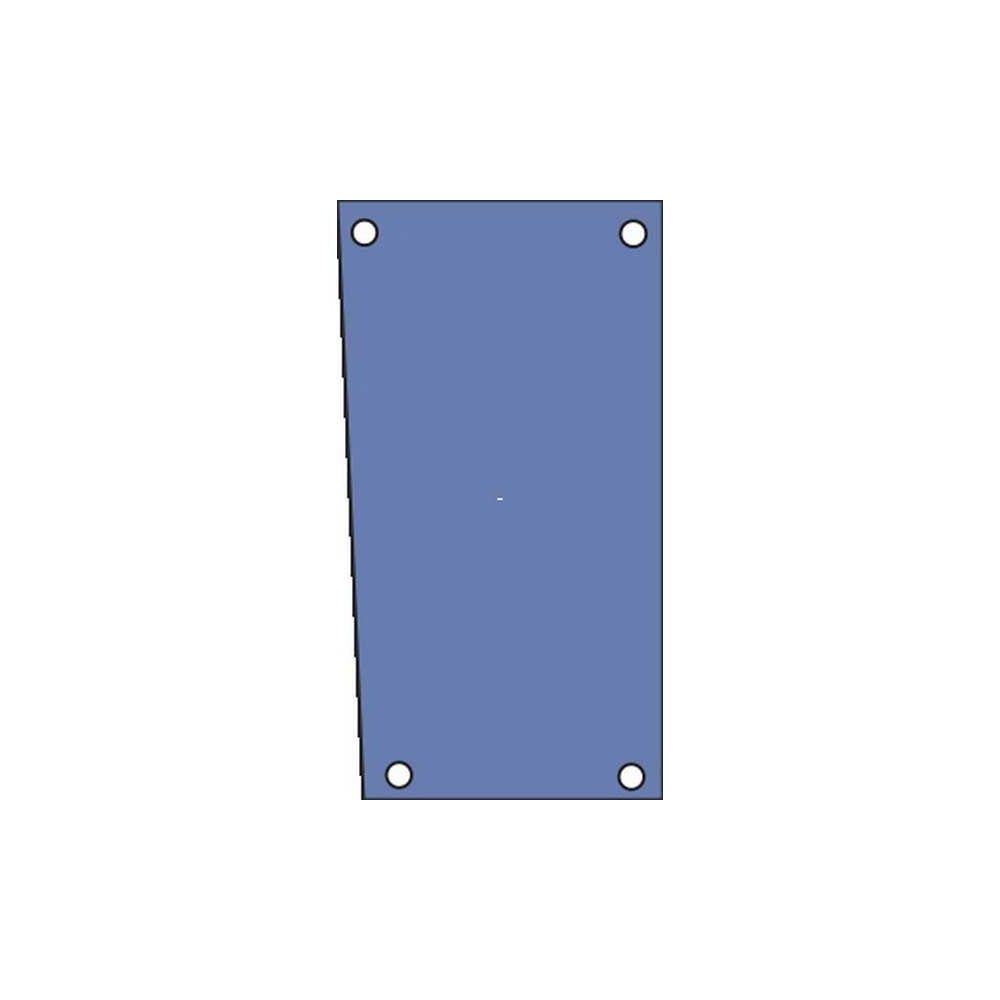 Vitre avant inférieure  600  LH & RH pour MASSEY FERGUSON