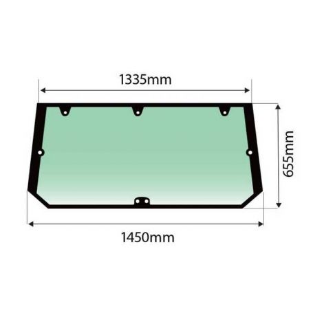 Vitre arrière teintée CS CS Pro pour IHC Vitre arrière teintée CS CS Pro pour IHC