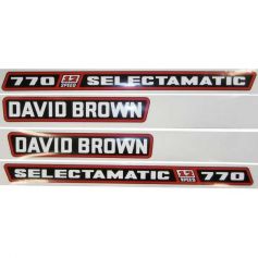 Kit d'autocollants «David Brown 770» réf. K961925 - David Brown Kit d'autocollants «David Brown 770» réf. K961925 - David Brown