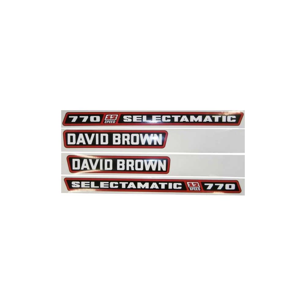 Kit de décalcomanie David Brown 770 pour DAVID BROWN