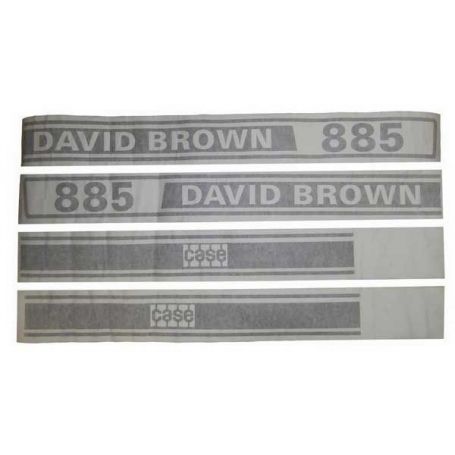 Kit d'autocollants «David Brown 885» réf. K947732 - David Brown Kit d'autocollants «David Brown 885» réf. K947732 - David Brown