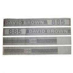Kit d'autocollants «David Brown 885» réf. K947732 - David Brown Kit d'autocollants «David Brown 885» réf. K947732 - David Brown