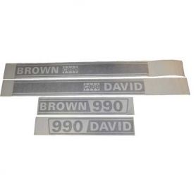 Kit Décalques David Brown 990 (Blanc) pour DAVID BROWN