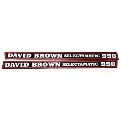 Kit d'autocollants «David Brown 990 Selectamatic» réf. K949207 - David Brown Kit d'autocollants «David Brown 990 Selectamatic» réf. K949207 - David Brown