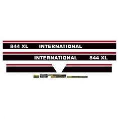 Kit de décalcomanie IHC 844XL pour IHC