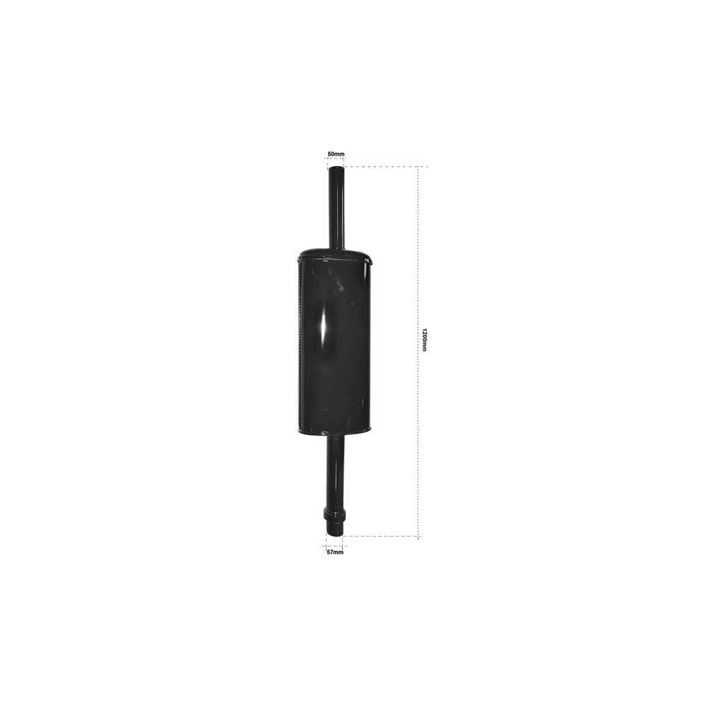 Pot d'échappement David Brown 1290 1294 1390 Black Enam pour DAVID BROWN