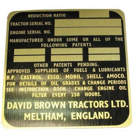 Badge pour DAVID BROWN