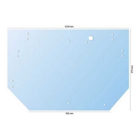 Vitre lunette arrière pour VALMET