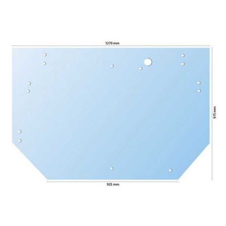 Vitre lunette arrière pour VALMET