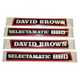 Kit Décalques David Brown 880 Selectamatic pour DAVID BROWN
