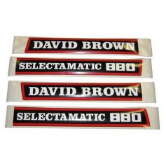 Kit d'autocollants «David Brown Selectamatic 880» réf. K962479 - David Brown Kit d'autocollants «David Brown Selectamatic 880» réf. K962479 - David Brown