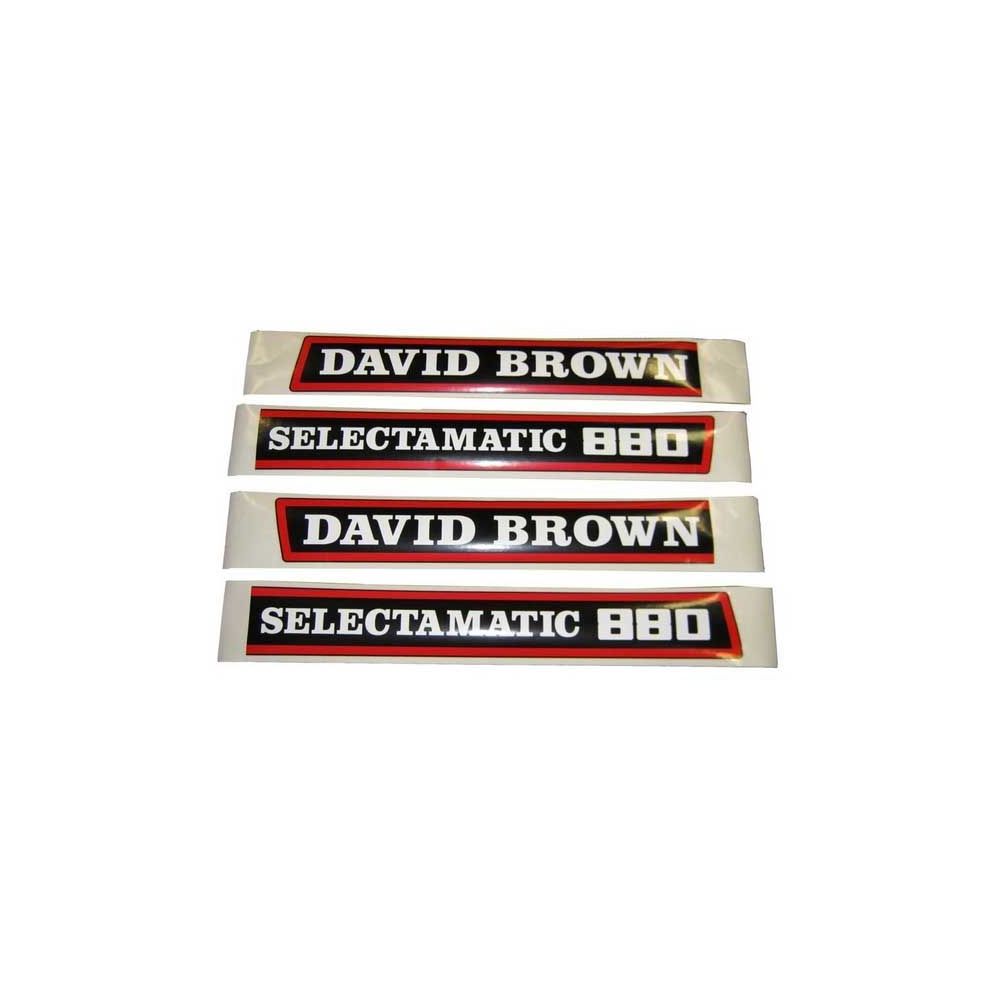 Kit Décalques David Brown 880 Selectamatic pour DAVID BROWN