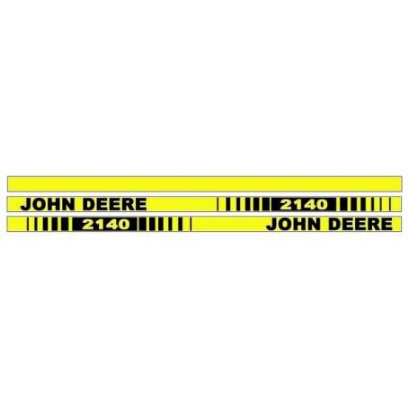 Kit d'autocollants John Deere 2140 réf. L36323 pour John Deere Kit d'autocollants John Deere 2140 réf. L36323 pour John Deere